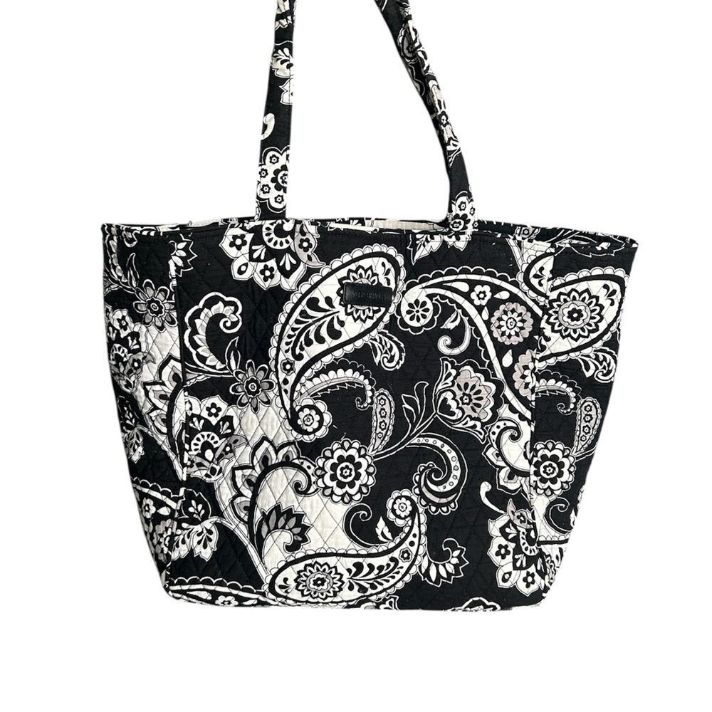 Vera Bradley Grand Tote Midnight Paisley EUC